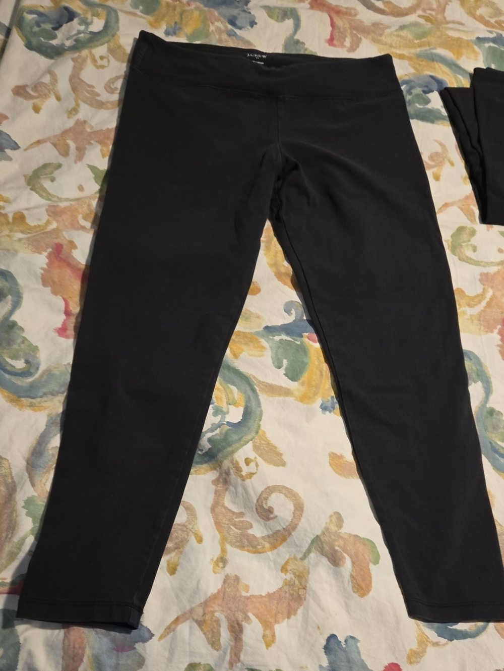 J Crew Black Women's Leggings - Comfortable Active Bottoms 8 Pair